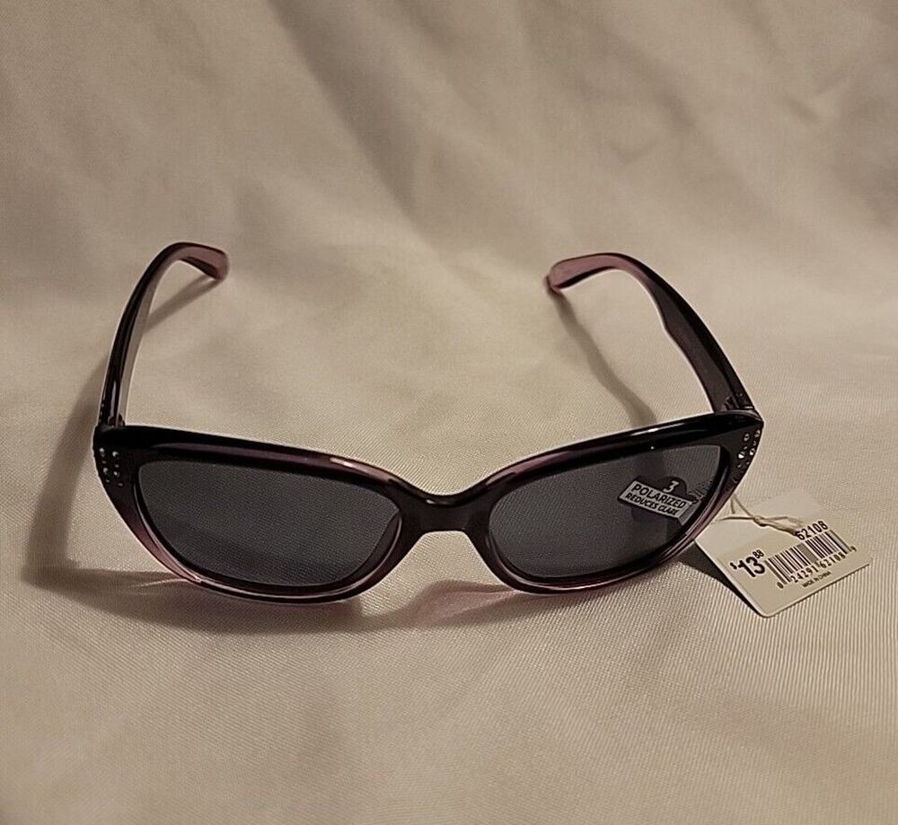 Piranha Womens Fashion Sunglasses Rhinestones Cat Eye Purple Style # 62108